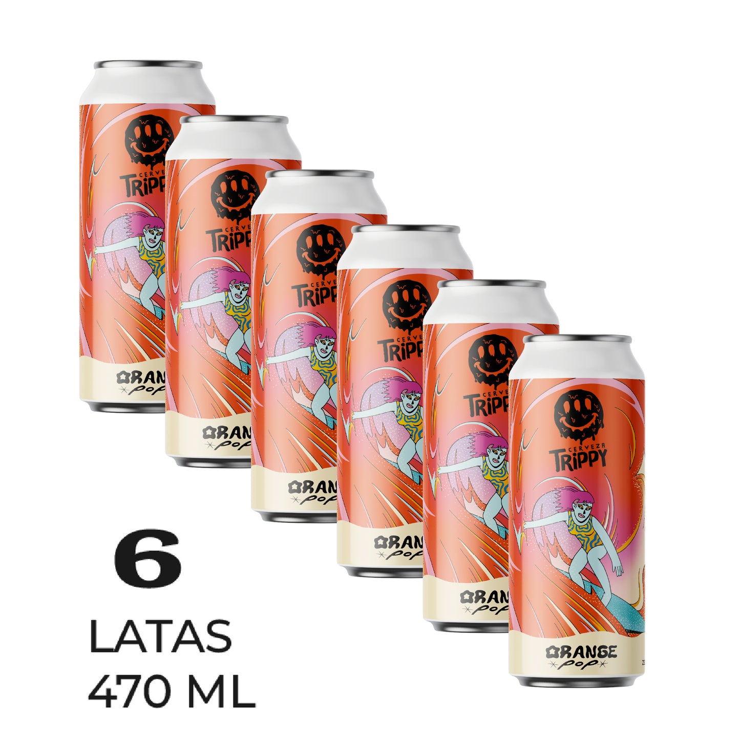 Pack de 6 Orangepop